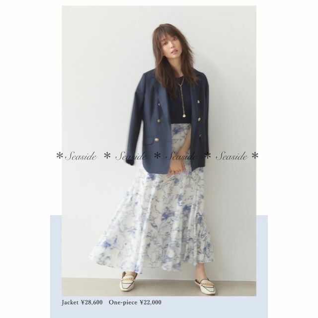 Apuweiser-riche(アプワイザーリッシェ)の美品♡22SS　アプワイザーリッシェ　ワンピース　限定　オフィス　美人百花 レディースのワンピース(ひざ丈ワンピース)の商品写真