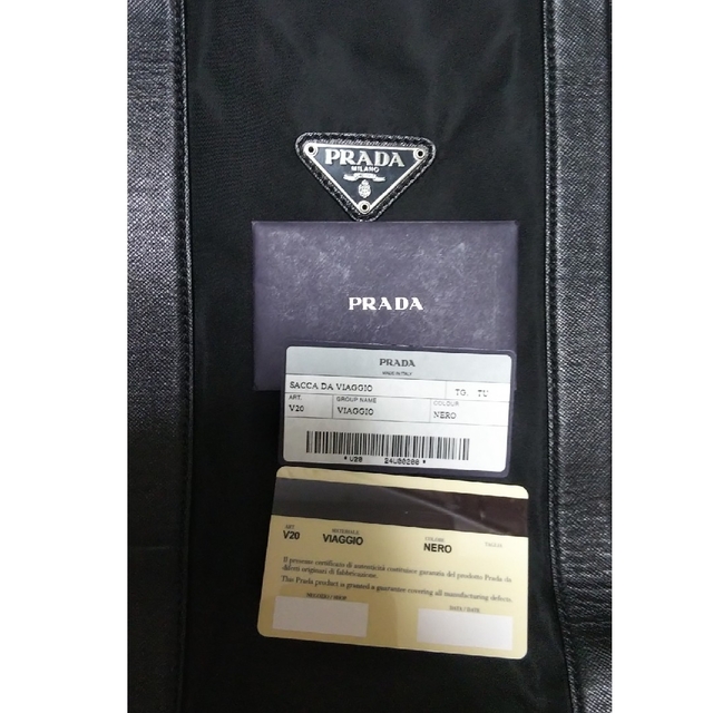 PRADA(プラダ)のPRADA プラダ ボストンバッグ ブラック レディースのバッグ(ボストンバッグ)の商品写真