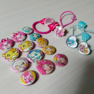 ヘアゴム　プリキュア　髪型(ヘアアクセサリー)