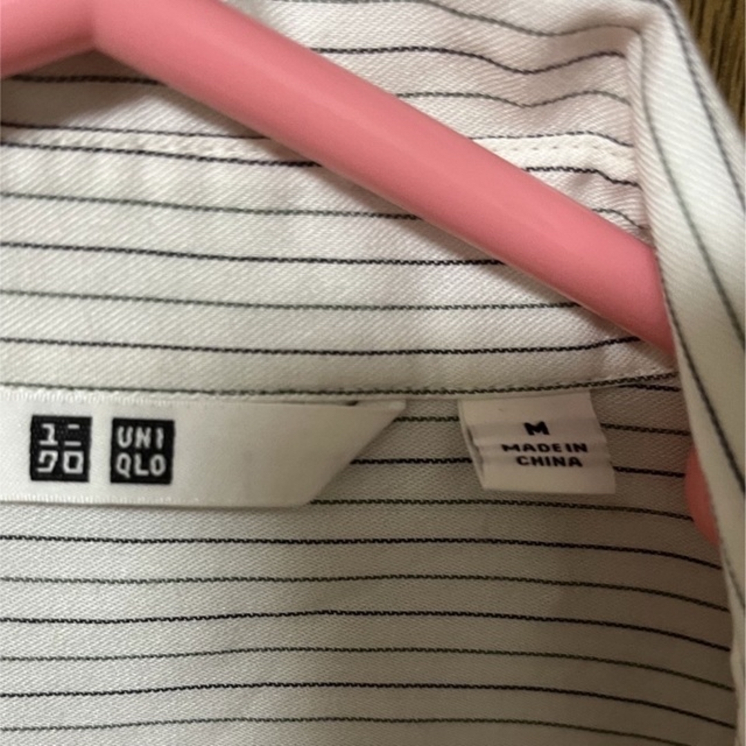 UNIQLO(ユニクロ)のレーヨンストライプブラウス レディースのトップス(シャツ/ブラウス(長袖/七分))の商品写真