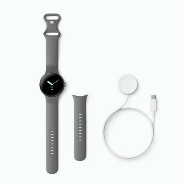 Google Pixel(グーグルピクセル)の新品未開封【 Google Pixel Watch 】オマケ4点 メンズの時計(腕時計(デジタル))の商品写真