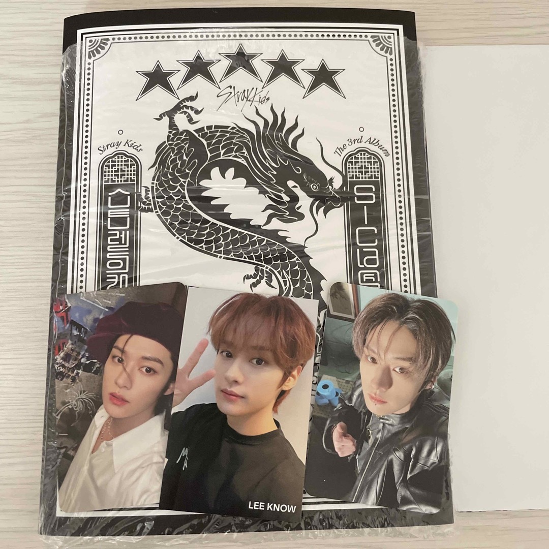 Straykids 5 star HMVトレカ リノ開封済み 通常盤Bセットの通販 by