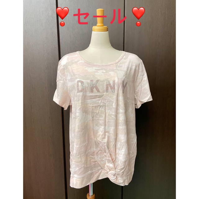 DKNY(ダナキャランニューヨーク)のDKNY ダナキャラン  トップス 新品タグ付き XL レディース　大きいサイズ レディースのトップス(カットソー(半袖/袖なし))の商品写真