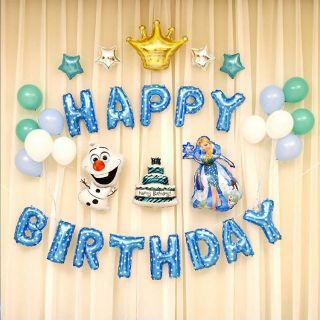 アナと雪の女王 バースデー 女の子　誕生日 バルーン　パーティー飾り(その他)