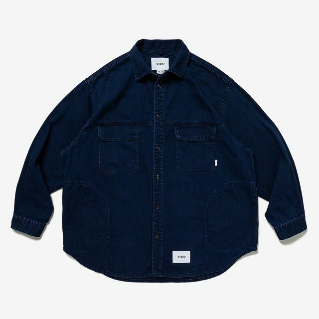 WTAPS　WCPO / LS / COTTON. DENIM　INDIGO　L