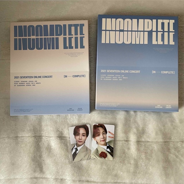 seventeen incomplete dvd Blu-ray ジョンハン