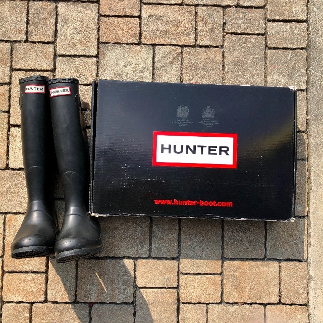 新品未使用　Hunterレインブーツ