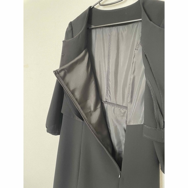 喪服　フロントオープン　ワンピース レディースのフォーマル/ドレス(礼服/喪服)の商品写真
