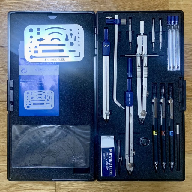 STAEDTLER - 【美品】STAEDTLERステッドラー製図器セットの通販 by