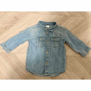 エイチアンドエム(H&M)のH&M★デニムシャツ　size80(シャツ/カットソー)