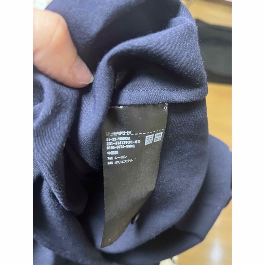 UNIQLO(ユニクロ)のレーヨンスキッパーブラウス レディースのトップス(シャツ/ブラウス(半袖/袖なし))の商品写真