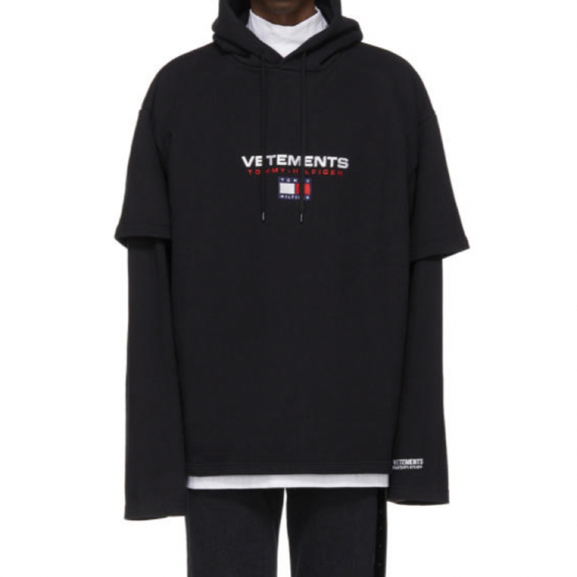 vetements tommy パーカー-