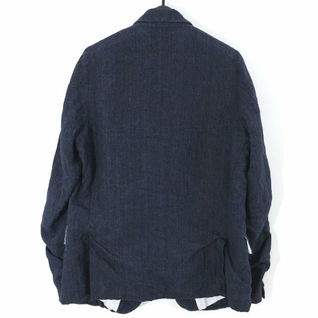 バーグファベル 17SS リネンインディゴショートチロルジャケット