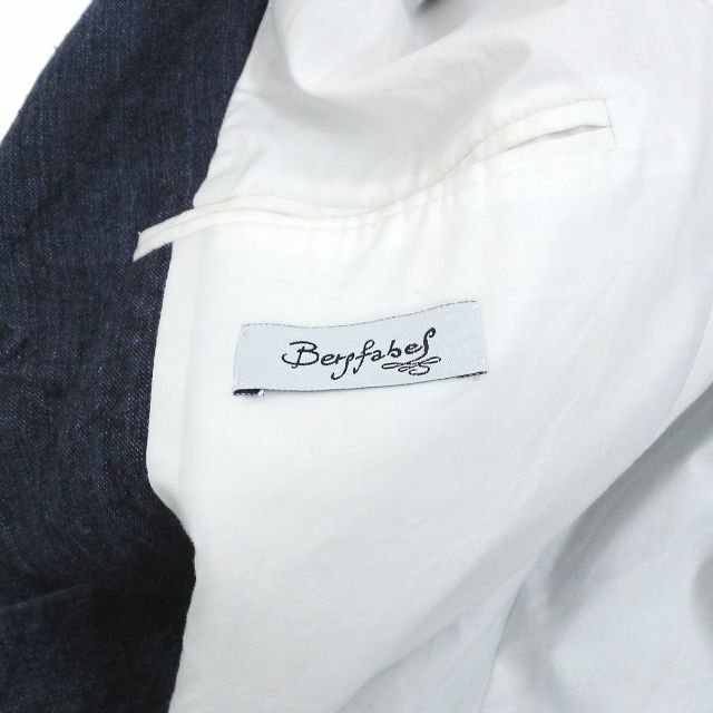 バーグファベル 17SS リネンインディゴショートチロルジャケット