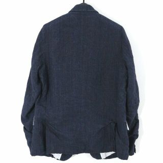 バーグファベル 17SS リネンインディゴショートチロルジャケット