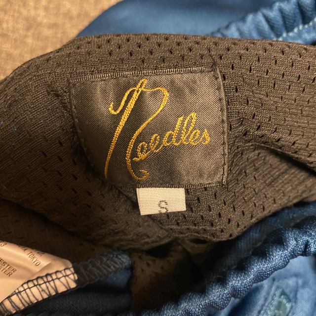 Needles(ニードルス)のneedles 21ss トラックパンツ　ナロー　ティールグリーン メンズのパンツ(その他)の商品写真