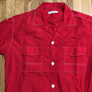 アメリカンラグシー(AMERICAN RAG CIE)のAMERICAN RAG CIE オープンカラー 半袖シャツ 赤 2サイズ(シャツ)