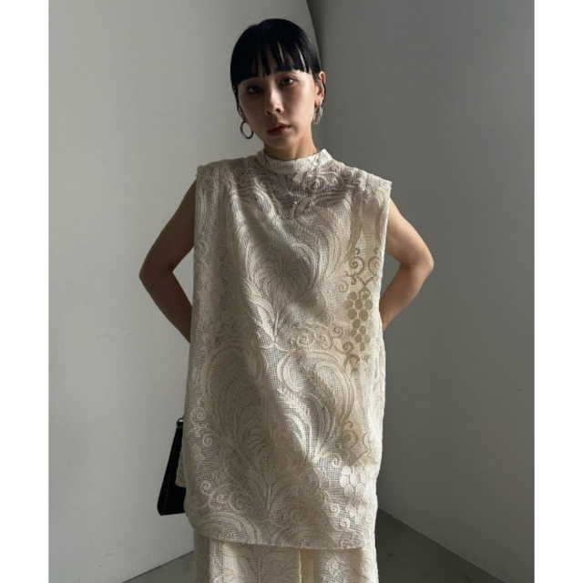 シャツ/ブラウス(半袖/袖なし) Ameri VINTAGE CHLOE BOX TUCK TOP 安心