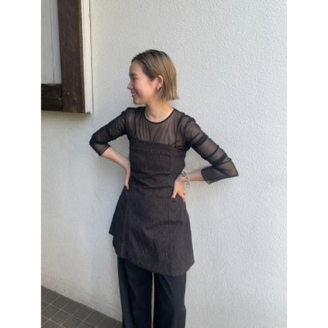 TODAYFUL(トゥデイフル)のtodayful  Jacquard Bare Tunic 19,800yen レディースのトップス(チュニック)の商品写真