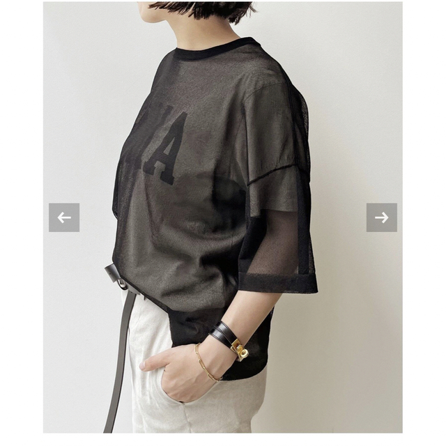 L'Appartement DEUXIEME CLASSE - アパルトモン sheer-T-shirt シアーTシャツ 即決前ご連絡をの通販