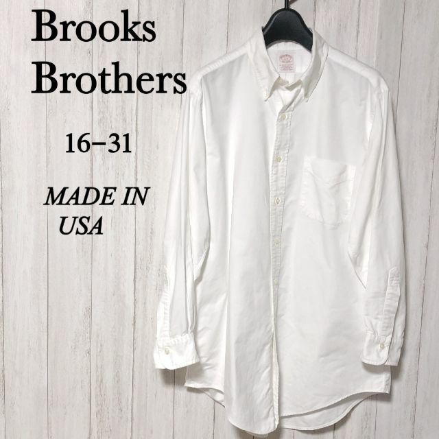 【未使用】米国製 Brooks Brothers ボタンダウンシャツ