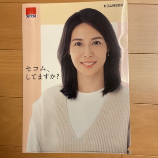 松嶋菜々子クリアファイル(クリアファイル)