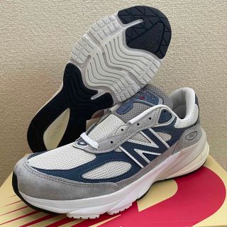 ニューバランス(New Balance)の新品 ニューバランス 990V6 グレー ネイビー 27 グレーデイ(スニーカー)