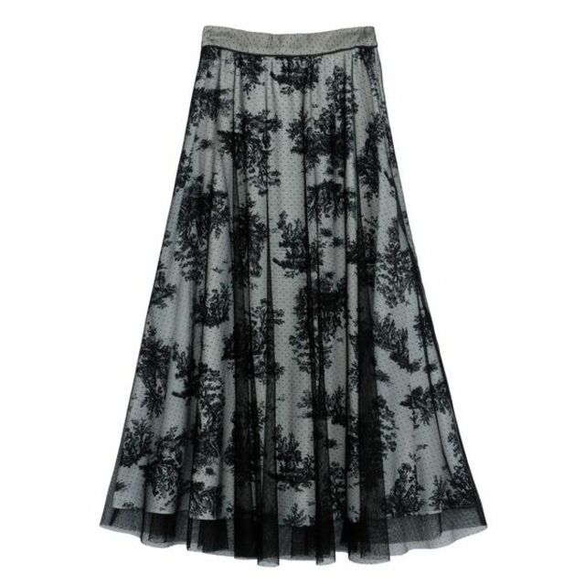 Ameri VINTAGE(アメリヴィンテージ)のAVA DOT TULLE LAYERED SKIRT ameri レディースのスカート(ロングスカート)の商品写真