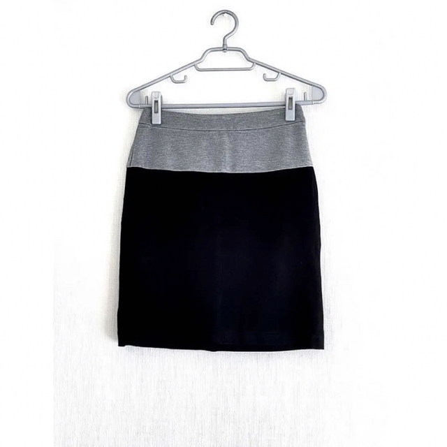 OVLY   バイカラータイトスカート レディースのスカート(ひざ丈スカート)の商品写真