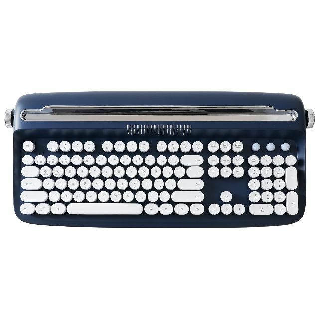 YUNZII ACTTO B503 無線タイプライターキーボード レトロ Blu