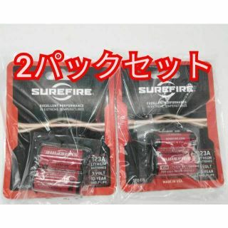 シュアファイア(SUREFIRE)のリチウムバッテリー ２個入り×2パックセット LEDライト専用 3V 123A(その他)