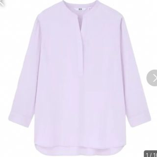 ユニクロ(UNIQLO)のユニクロ　レーヨンスキッパーブラウス(シャツ/ブラウス(長袖/七分))