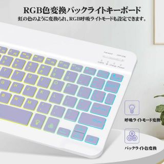 色: パープル】iPad 第10世代 キーボード ケース GOOJODOQ 2の通販 by ...