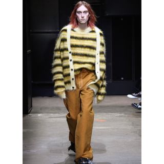 マルニ(Marni)のMarni18aw モヘヤニットボーダーカーディガン(カーディガン)