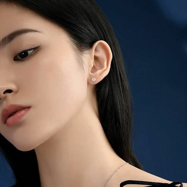SIRUBA-SZ レディースピアス シンプル 一粒 金属アレルギー対応 スワロ 6