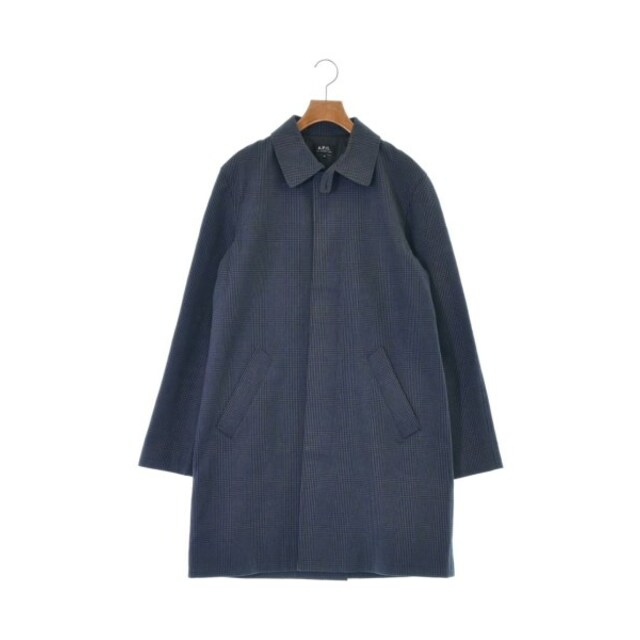 A.P.C. アーペーセー ステンカラーコート M グレー系(グレンチェック)