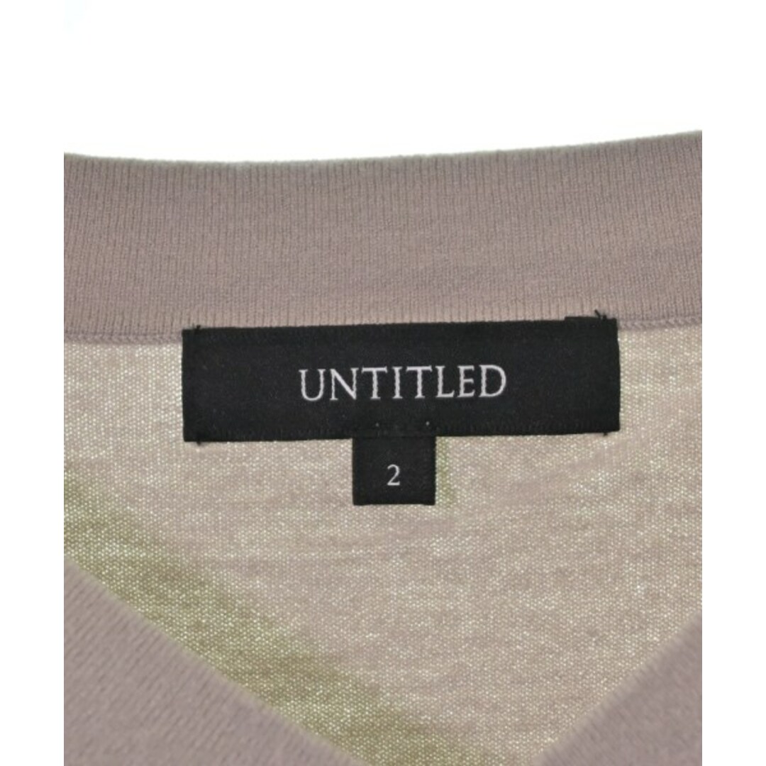 UNTITLED(アンタイトル)のUNTITLED アンタイトル ニット・セーター 2(M位) ベージュ系 【古着】【中古】 レディースのトップス(ニット/セーター)の商品写真
