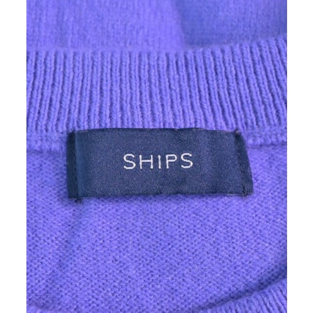 SHIPS(シップス)のSHIPS シップス ワンピース ONE 青紫系 【古着】【中古】 レディースのワンピース(ひざ丈ワンピース)の商品写真