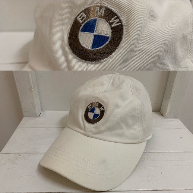 BMW - VINTAGE ヴィンテージ BMW ビーエムダブリュー CAP キャップ 白
