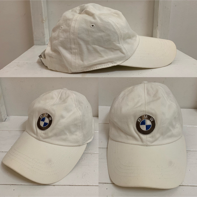 BMW - VINTAGE ヴィンテージ BMW ビーエムダブリュー CAP キャップ 白