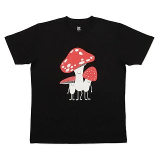 グラニフ(Design Tshirts Store graniph)の新品未使用！グラニフ マッシュルーム ビューテフルシャドー Tシャツ SSサイズ(Tシャツ/カットソー(半袖/袖なし))