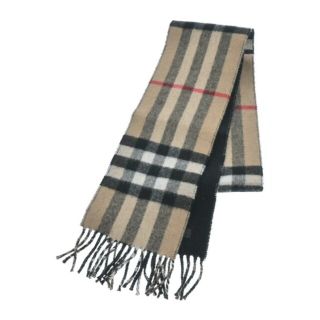 BURBERRY - デザイン良品！ Burberry London カシミヤ混 マフラー