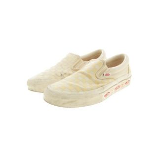 ヴァンズ(VANS)のVANS バンズ スニーカー 25.5cm クリーム系(チェック) 【古着】【中古】(スニーカー)