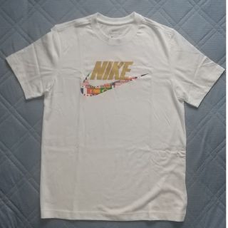 ナイキ(NIKE)のナイキ半袖プリントTシャツ  Lホワイト(Tシャツ/カットソー(半袖/袖なし))