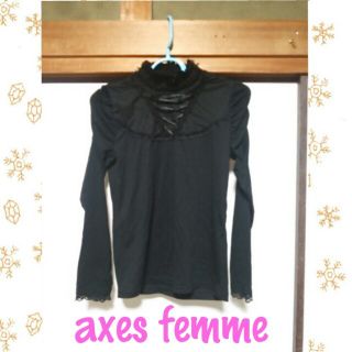 アクシーズファム(axes femme)のaxes femme☆ハイネック(カットソー(長袖/七分))