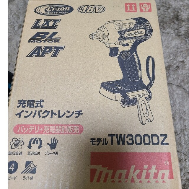 Makita(マキタ)のインパクトレンチマキタ18v(TW300DZ) 自動車/バイクのバイク(工具)の商品写真