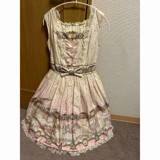 アンジェリックプリティー(Angelic Pretty)の改造OP ﾎﾞﾝﾈｯﾄ ﾀｲﾂ7/12削除(ひざ丈ワンピース)