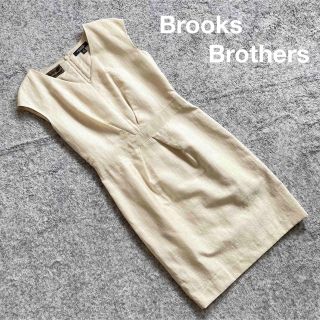 ブルックスブラザース(Brooks Brothers)のブルックスブラザーズ ロロピアーナ 膝丈ワンピース　サイズ4(ひざ丈ワンピース)