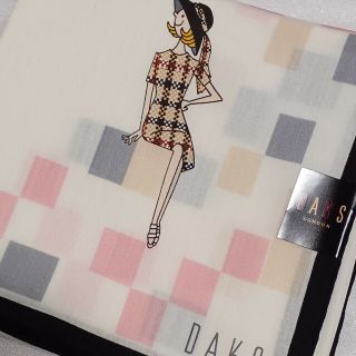 ダックス(DAKS)の値下げ📌DAKS☆大判ハンカチーフ58×58(ハンカチ)