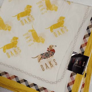 ダックス(DAKS)の値下げ📌DAKS☆大判ハンカチーフ58×58🐶(ハンカチ)